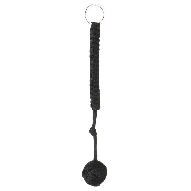 Outdoor Security Protection Black Monkey Fist Steel Ball Bearing Self Defense Lanyard Survival Key Chain Outdoor Security Protection Black Monkey Fist Steel Ball Bearing Self Defense Lanyard Survival Key Chain